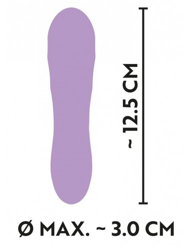 Masażer do ciała Cuties 2.0 Mini Vibrator Purple - Wibratory Klasyczne - 6