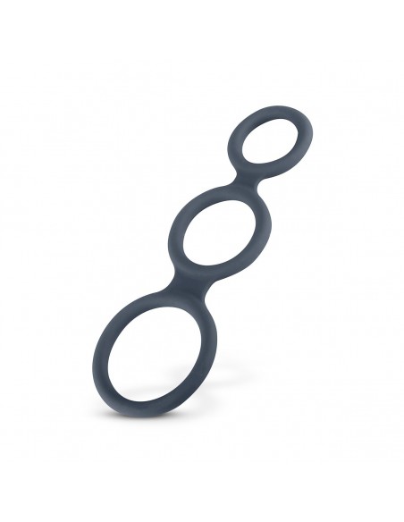 Pierścień erekcyjny Triple Ring - Pierścienie erekcyjne niewibrujące - 4