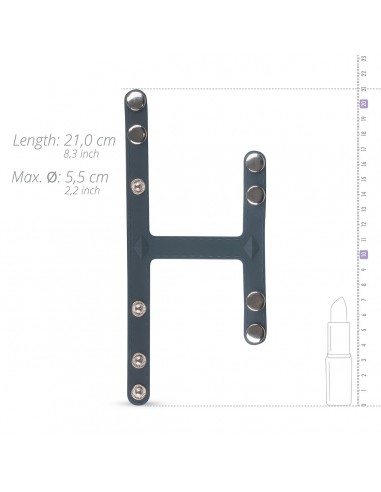 Pierścień erekcyjny Boners T-Shape Ball Splitter - Pierścienie erekcyjne niewibrujące - 6