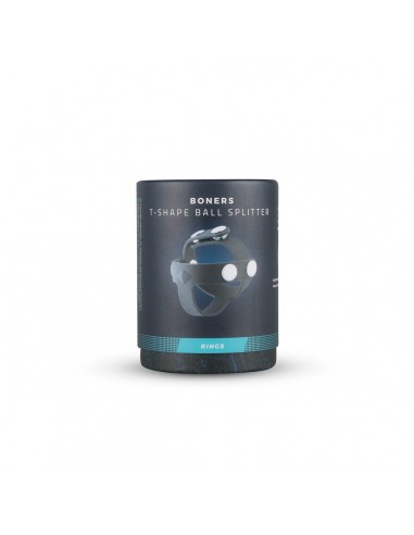 Pierścień erekcyjny Boners T-Shape Ball Splitter - Pierścienie erekcyjne niewibrujące - 7