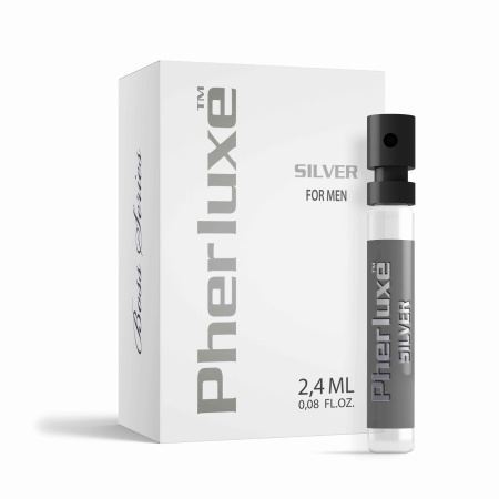 Feromony Męskie Pherluxe Silver For Men 2,4 ml - 1
