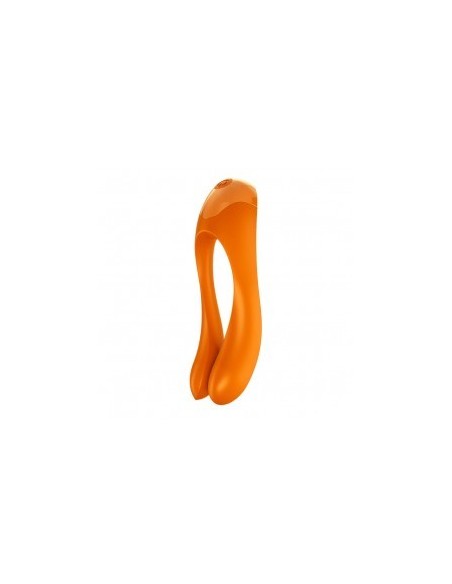 Nakładka wibrująca Candy Cane Finger Vibrator ( Orange ) - Nakładki na palce - 4