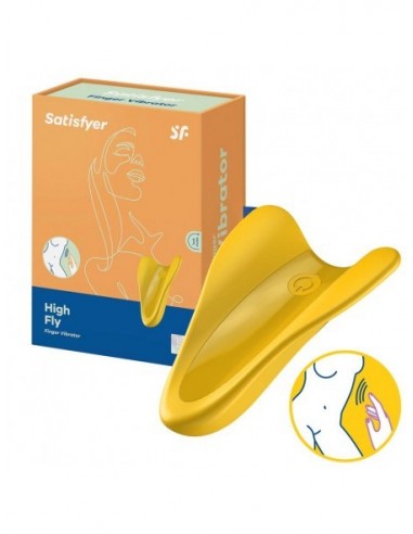 Nakładka na palec High Fly Finger Vibrator ( Yellow ) - Nakładki na palce - 1