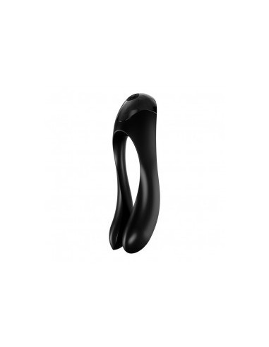 Nakładka wibrująca Candy Cane Finger Vibrator ( Black ) - Nakładki na palce - 4