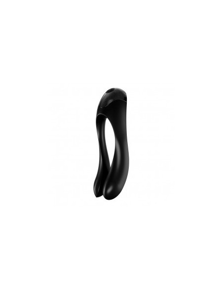 Nakładka wibrująca Candy Cane Finger Vibrator ( Black ) - Nakładki na palce - 4