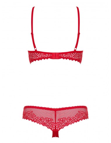 Komplet Bielizny Alabastra 2-Częściowy Czerwony L/Xl - Komplety bielizny erotycznej - 6