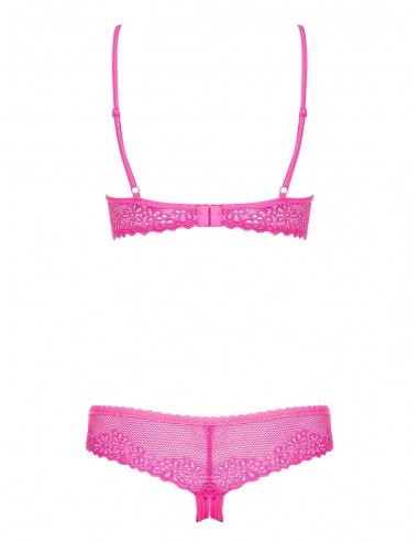 Komplet Bielizny Alabastra 2-Częściowy Różowy Xxl - Komplety bielizny erotycznej - 6