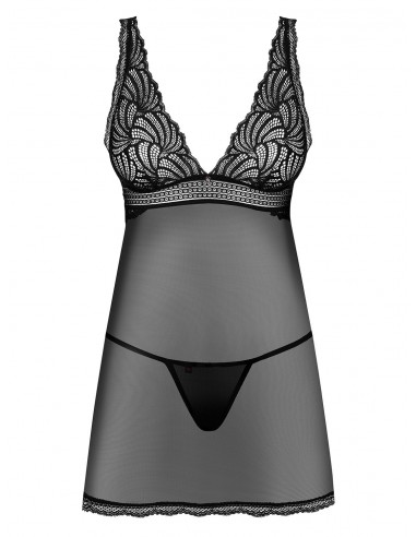 Bielizna nocna 840-Bab-1 Babydoll I Stringi  S/M - Babydoll - 5