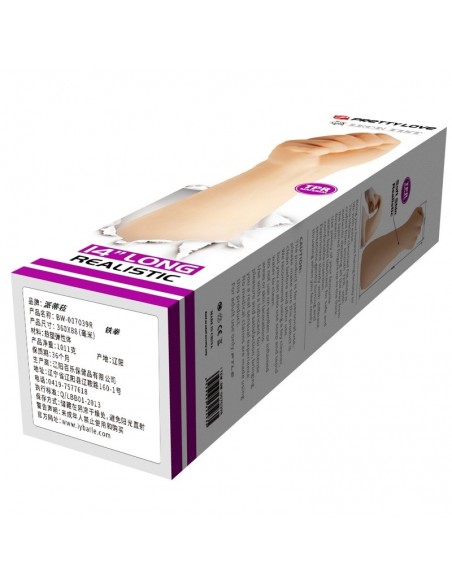 Dildo Gigant XXL BAILE Iron Fist 35,5 cm w kształcie pięści - Dilda giganty - 7