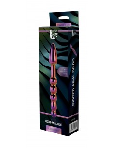 Dildo analne Glamour Glass Ridged - Pozostałe gadżety analne - 1 2