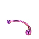Szklane Dildo Glamour Glass Curved Wand - 4