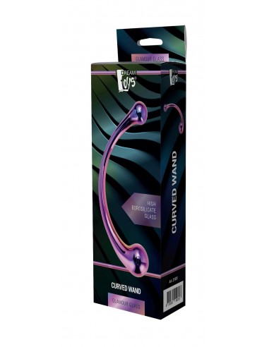Szklane Dildo Glamour Glass Curved Wand - Dilda szklane - 2