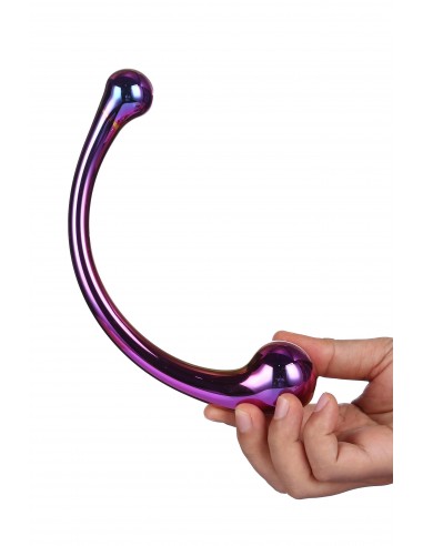 Szklane Dildo Glamour Glass Curved Big Wand - Dilda szklane - 1