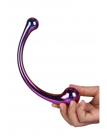 Szklane Dildo Glamour Glass Curved Big Wand - Dilda szklane - 1