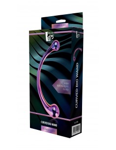 Szklane Dildo Glamour Glass Curved Big Wand - Dilda szklane - 1 2