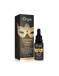 Stymulujący żel intymny Orgie Orgasm Drops Vibe Peach Flavor 15 ml - Lubrykanty stymulujące - 1 2