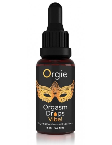 Stymulujący żel intymny Orgie Orgasm Drops Vibe Peach Flavor 15 ml - Lubrykanty stymulujące - 3