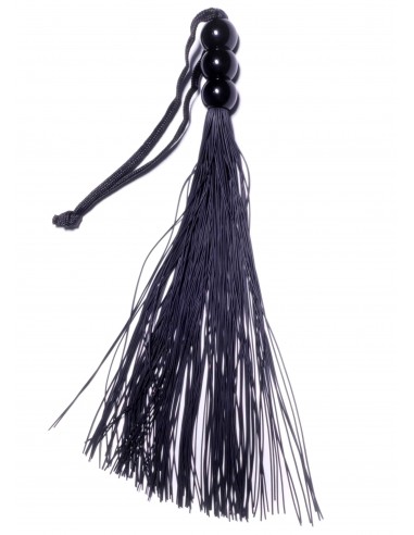 Pejcz BDSM Silicone Whip Black 10" - Fetish Boss Series - Baty, pejcze i packi - 4