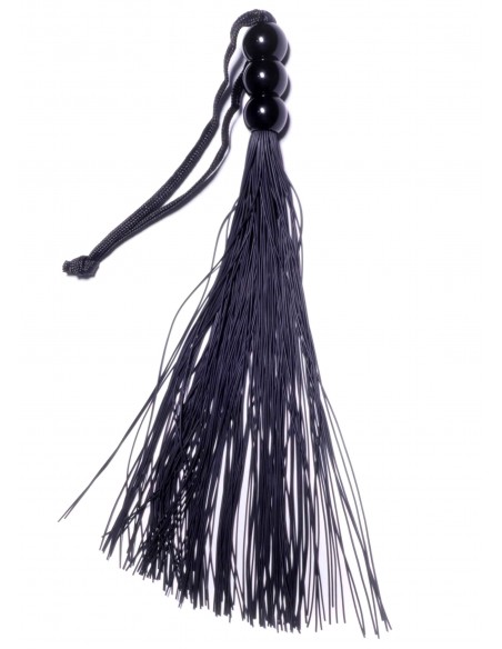 Pejcz BDSM Silicone Whip Black 10" - Fetish Boss Series - Baty, pejcze i packi - 4