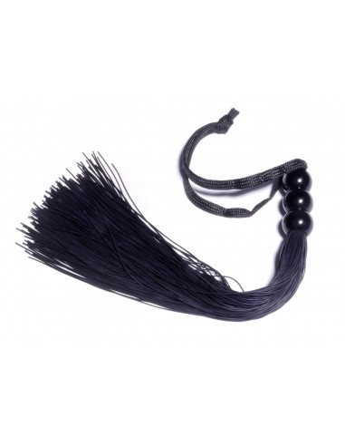 Pejcz BDSM Silicone Whip Black 10" - Fetish Boss Series - Baty, pejcze i packi - 5