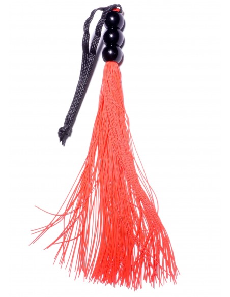 Pejcz BDSM Silicone Whip Red 10" - Baty, pejcze i packi - 4