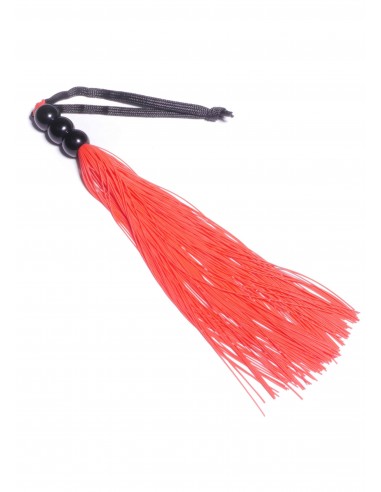 Pejcz BDSM Silicone Whip Red 10" - Baty, pejcze i packi - 5