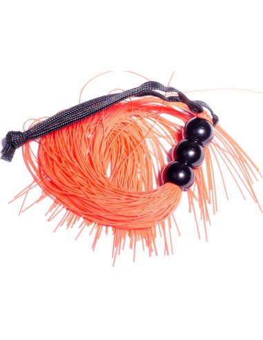 Pejcz BDSM Silicone Whip Red 10" - Baty, pejcze i packi - 6