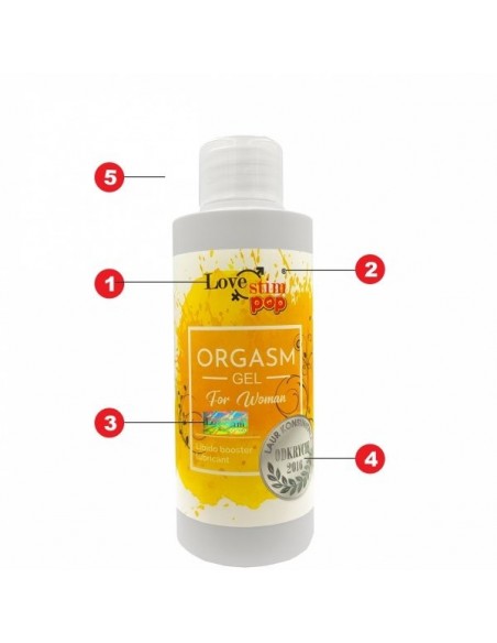 Żel intymny Lovestim Pop Orgasm Gel for women 150 ml - Lubrykanty stymulujące - 3