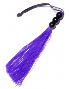Pejcz BDSM Silicone Whip Purple 10" - Baty, pejcze i packi - 1
