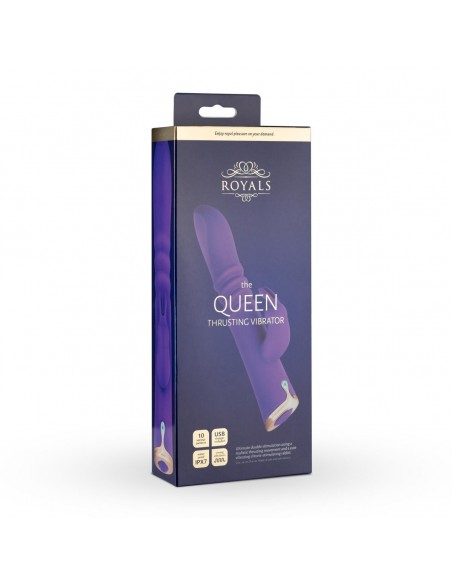 Wibrator króliczek Royals the Queen Thrusting Rabbit - Wibratory Króliczki - 2