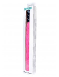 Pejcz BDSM Silicone Whip Pink 10" - Baty, pejcze i packi - 1 2