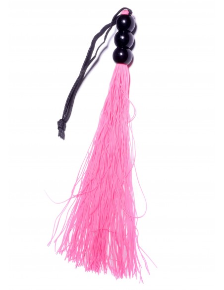 Pejcz BDSM Silicone Whip Pink 10" - Baty, pejcze i packi - 4