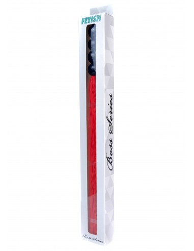 Pejcz BDSM Silicone Whip Red 14" - Baty, pejcze i packi - 2