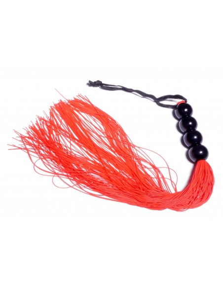 Pejcz BDSM Silicone Whip Red 14" - Baty, pejcze i packi - 6
