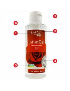 Żel intymny Lovestim Pop Intim Gel rose 150 ml - Lubrykanty stymulujące - 1 2