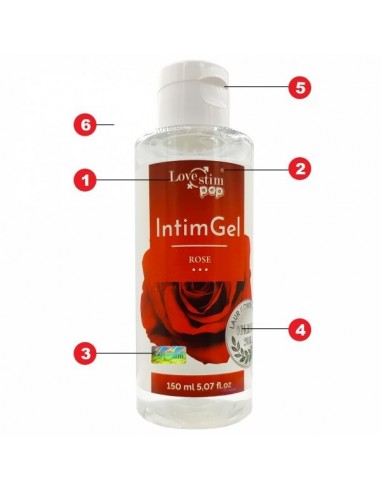 Żel intymny Lovestim Pop Intim Gel rose 150 ml - Lubrykanty stymulujące - 2