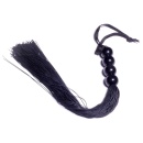 Pejcz BDSM Silicone Whip Black 14" - Fetish Boss Series - 5