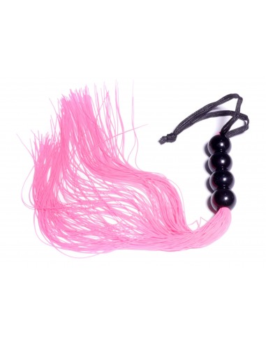 Pejcz BDSM Silicone Whip Pink 14" - Baty, pejcze i packi - 6