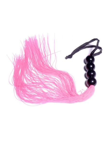 Pejcz BDSM Silicone Whip Pink 14" - Baty, pejcze i packi - 6