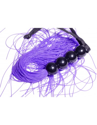 Pejcz BDSM Silicone Whip Purple 14" - Baty, pejcze i packi - 7