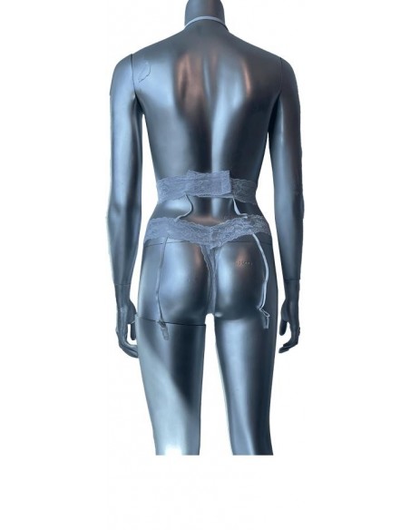 Tl143 Bodystocking Sexy Lingerie Set White - Bodystocking - 3