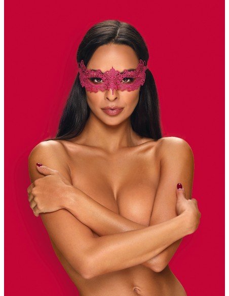 Maska Erotyczna / Opaska Na Oczy A701 Różowa - Opaski i maski na oczy - 2