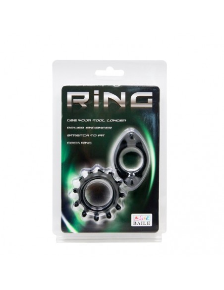 Zestaw pierścieni erekcyjnych Baile- Ring - Pierścienie erekcyjne niewibrujące - 2