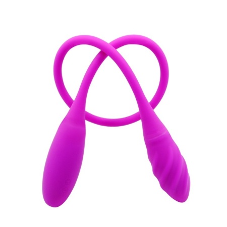 Wibrator podwójny Snaky Vibe 7 Functions - giętki silikon, 7 funkcji wibracji, długość 60 cm - 3