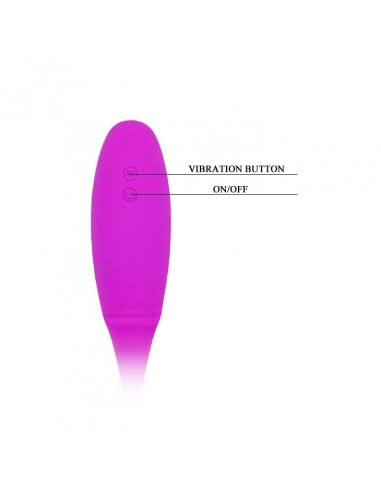 Jajeczko wibrujące Pretty Love - Snaky Vibe 7 Funkcji USB - Kulki Gejszy i Jajeczka Wibrujące - 5