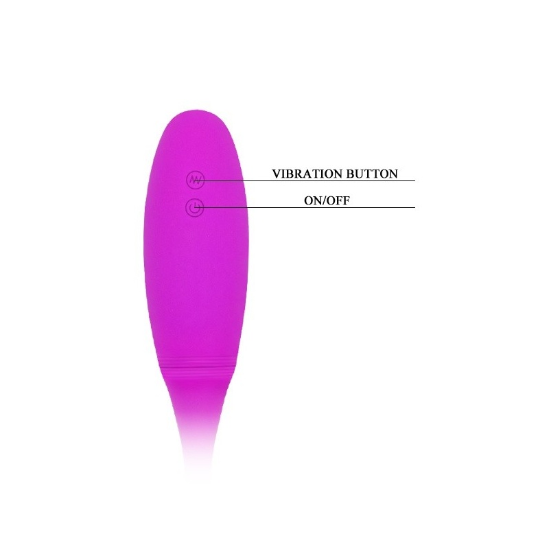 Wibrator podwójny Snaky Vibe 7 Functions - giętki silikon, 7 funkcji wibracji, długość 60 cm - 5