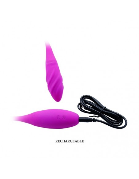 Jajeczko wibrujące Pretty Love - Snaky Vibe 7 Funkcji USB - Kulki Gejszy i Jajeczka Wibrujące - 6