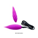 Wibrator podwójny Snaky Vibe 7 Functions - giętki silikon, 7 funkcji wibracji, długość 60 cm - 6