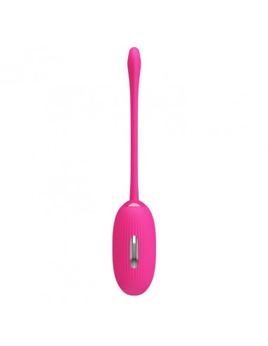 Jajeczko wibrujące Pretty Love - Doreen 12 Funkcji USB Pink - Kulki Gejszy i Jajeczka Wibrujące - 3