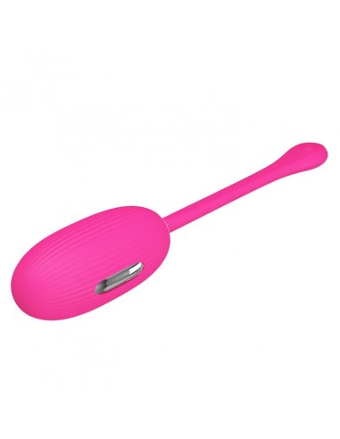 Jajeczko wibrujące Pretty Love - Doreen 12 Funkcji USB Pink - Kulki Gejszy i Jajeczka Wibrujące - 4